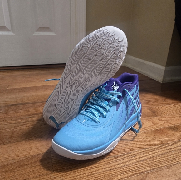 Puma Lamelo MB.02 Blue/Purple Size 10.5M - Picture 3 of 4
